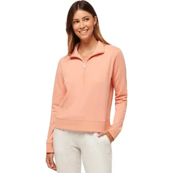 Travis Mathew Cloud Fleece Half-Zip dámská mikina, canyon sunset dámské, L