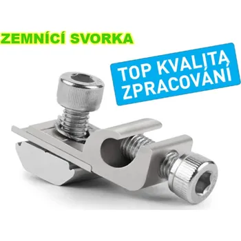 montážní sada pro solární panel Zemnicí svorka pro solární profily - TOP KVALITA