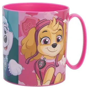 STOR Hrneček plastový 390 ml Tlapková patrola - Růžový