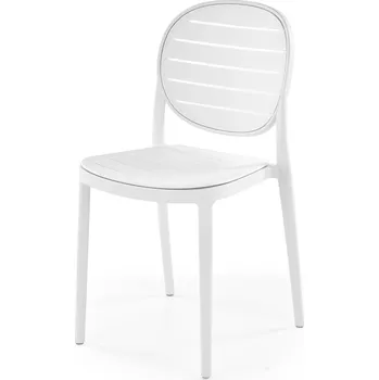 Jídelní židle Slevadoma Jídelní plastová židle WINDY | BÍLÁ