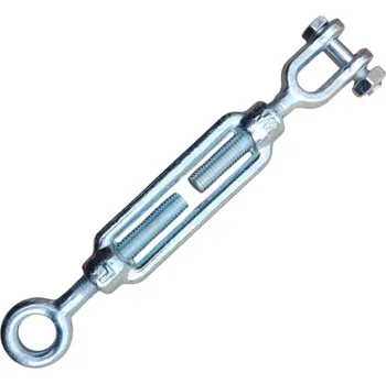 Matice Napínák M8 s okem a vidlicí, otevřená matice, DIN 1480, pozinkovaný