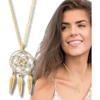 Náhrdelník B&J Dámský náhrdelník Taimane zlatá One size