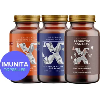 Doplněk stravy BrainMax Strážci imunity, výhodný balíček + doprava zdarma Kompletní sada pro podporu imunity