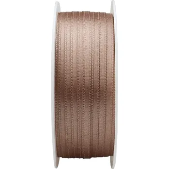 Stuha STUHA a. s. Dobruška Atlasová stuha 3 mm 108744 oříšková 20 m