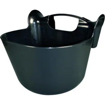 Žlab KA závěsný černý 13,5l, s háky a madlem