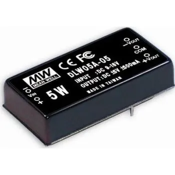 Stavebniny Mean Well DLW05B-12 Měnič DC/DC modulový 5W +-12V