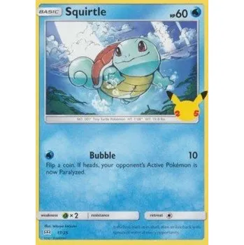 Karetní hra Pokémon MCD25 017/025 Squirtle - McDonald's 25th Anniversary Stav: Near Mint, Verze: NORMAL