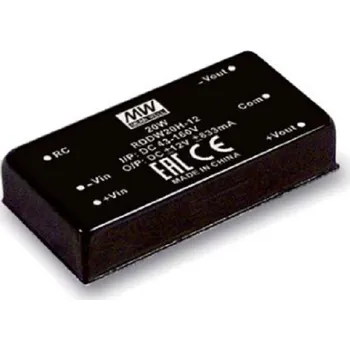Měnič napětí Mean Well RDDW20G-15 Měnič DC/DC 20W 15V