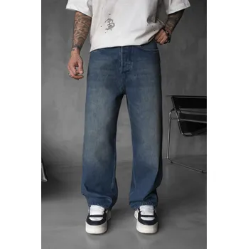 Pánské džíny Black Island Modré loose fit džíny Thrift Velikost: 31