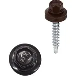 Šroub samovrtný s podložkou hnědá barva délka: 55mm celý závit
