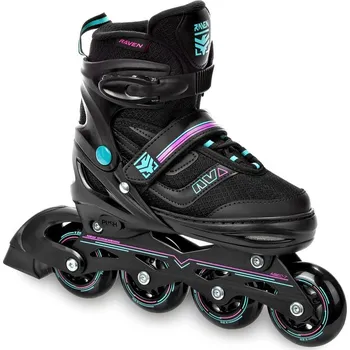 Kolečkové brusle Kolečkové inline Brusle Raven Drill MINT/PINK ABEC7 ALU Velikost bruslí: EU 38-41