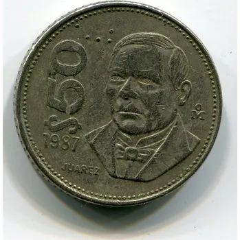 MEXIKO. 50 pesos 1987.