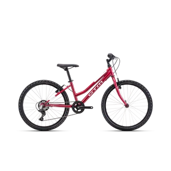 Dětské kolo CTM Mony 24" vel.13´ tmavěboroperleť/bílá