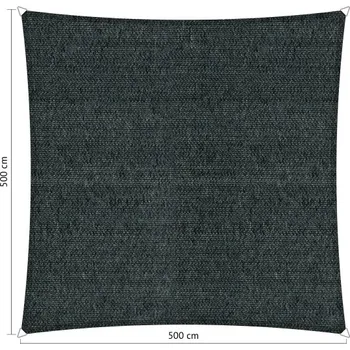 Stínicí technika Lazy Momo Sluneční čtverec basic 5,0 x 5,0 m Barva: Šedá