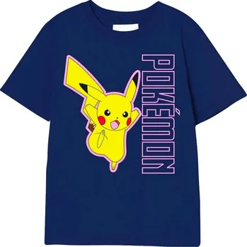 Dívčí tričko Pokémon TRIČKO POKÉMON, tmavě modré Velikost: 122-128