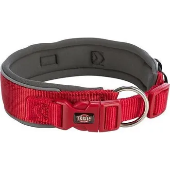 Obojek pro psa PREMIUM obojek extra široký, červená/grafit L-XL: 53-62 cm/50 mm