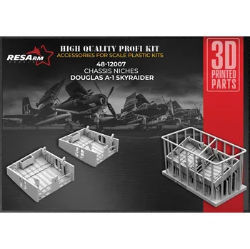 Plastikový model RESARM 1/48 Douglas A-1 Skyraider Chassis Niches