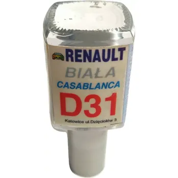 Autolak ARASYSTEM Lakovací tužka D31 Blanc Casablanca Renault Trafic (2001-2013) 10 ml