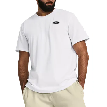 Pánské tričko Triko Under Armour UA HW LC PATCH SS 1382902-100 Velikost M