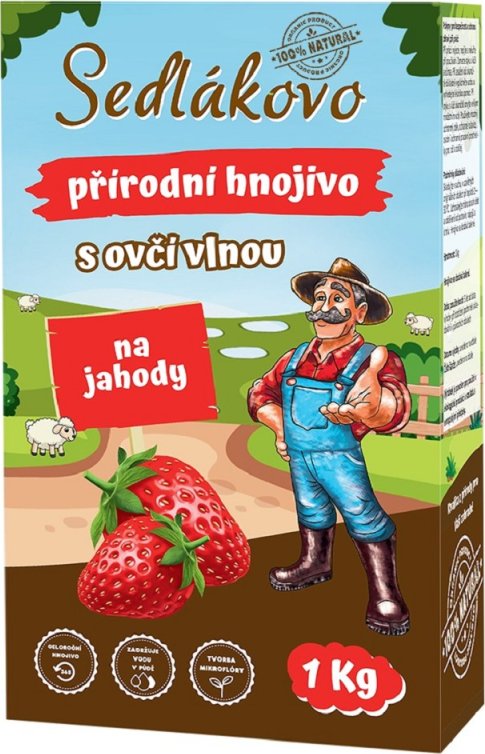 Sedlákovo hnojivo s ovčí vlnou na jahody 1 kg