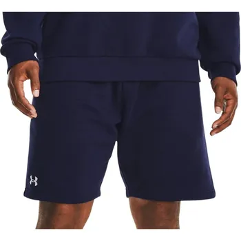 Pánské kraťasy Šortky Under Armour UA Rival Fleece Shorts-BLU 1379779-410 Velikost XXL