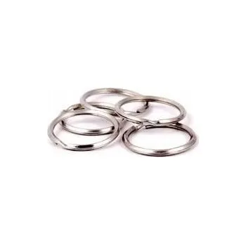 Kolečko na klíče 10 klíčů přívěsek na klíče 50 stříbrný