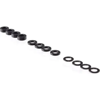 RC náhradní díl RUDDOG 3mm sada podložek černé (0.5mm/1.0mm/2.0mm) PE_RP-0110-BLK
