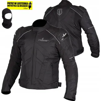 Moto bunda Motocyklová bunda HUSAR Rapid GP černá XL voděodolná s chrániči
