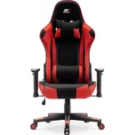 Herní židle k PC Sracer R6 s područkami nosnost 130 kg černá-červená