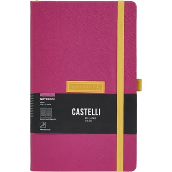 Zápisník Castelli Shell Fuchsia L linkovaný zápisník