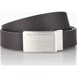 Porsche Design Business Belt Roadster Buckle kožený opasek šedý (Elegantní business pásek vyrobený z kůže. Se samonastavitelným posuvným mechanismem.)