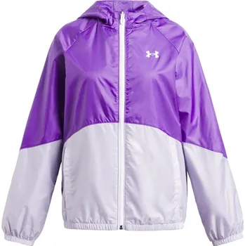Pánská větrovka Bunda s kapucí Under Armour UA SPORT WINDBREAKER Jkt-PPL 1384206-525 Velikost YLG