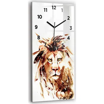 Hodiny Nástěnné hodiny Wallfluent, odstíny hnědé, 30 cm