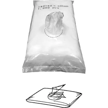 Sáček na potraviny HDPE sáček - vytahovací 18+8x35cm/ 8mikr.