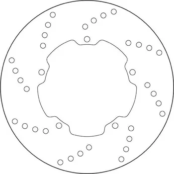Brzdový kotouč Brzdový kotouč BREMBO 68B40723 fix PIAGGIO/VESPA Skipper 125 1994-1995