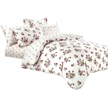 Povlečení Povlečení 200x220 3dílné bavlněný satén AIDA sada 2x povlak na polštář