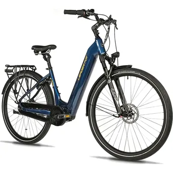 Elektrokolo Městské elektrokolo LEADER FOX 28" NEBA CITY DARK BLUE SHINY M420 NEXUS 2025 Velikost rámu: 18"