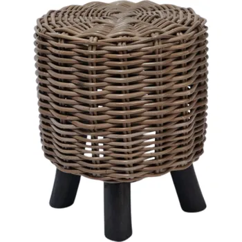 Hitra Ratanová sedačka DANY kubu grey černé nohy