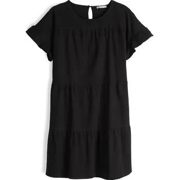 Dámské oblečení GATE Bavlněné šaty s nařasenými rukávy 36 225-1368/89