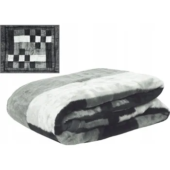 Přehoz na lůžko Akrylová deka Barevná A-518-6 Hřejivá Silná Přehoz na Postel 160x210