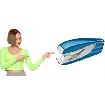 LEITZ Stolní sešívačka NeXXt WOW 5502, met. modrá, box