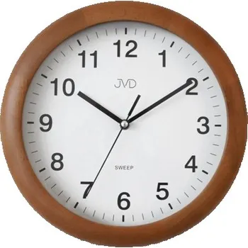 Hodiny Nástěnné dřevěné hodiny JVD NS19020/41 + dárek zdarma