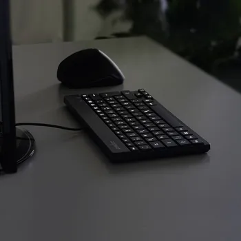 Klávesnice Perixx PERIBOARD-326 DE kabelový klávesnice německá, QWERTZ černá s podsvícením