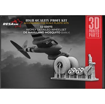 Plastikový model RESARM 1/32 DH Mosquito early wheels