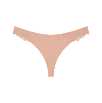 Oblečení a móda Dámská tanga Pretty Micro String - BROWN - sv. hnědé 00EP - TRIUMPH BROWN M