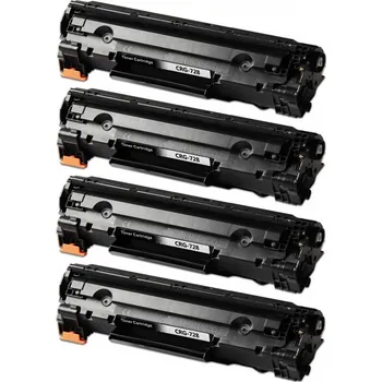 Multipack 4x toner Canon CRG-728 kompatibilní černý