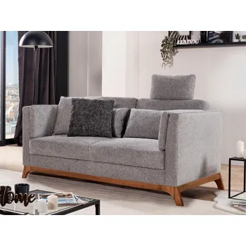 Pohovka Pohovka ve skandinávském stylu VIVA s dubovým rámem