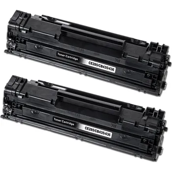 Double pack toneru HP 36A - CB436A kompatibilní černý