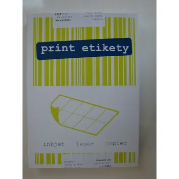 Samolepící etiketa Etiketa Print 105x148mm