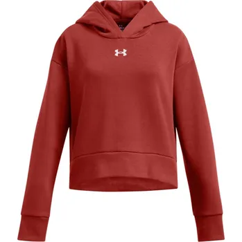 Dámská mikina Mikina s kapucí Under Armour UA Rival Fleece Hoodie-ORG 1379517-840 Velikost YXL